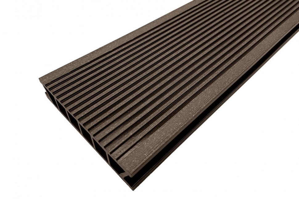 Террасная доска Deckron Classic 153*28*6000мм, венге, П7